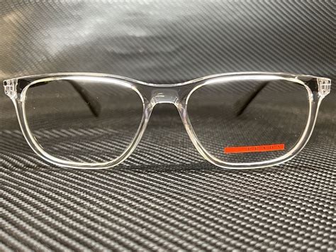 Prada Linea Rossa PS 05LV Men's Eyeglasses Crystal 55